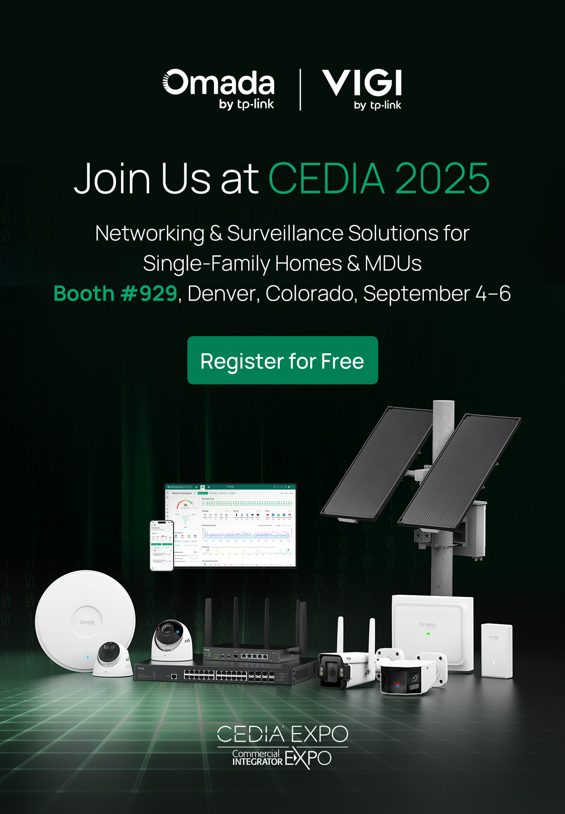 omada networking and vigi surveillance at cedia 2025