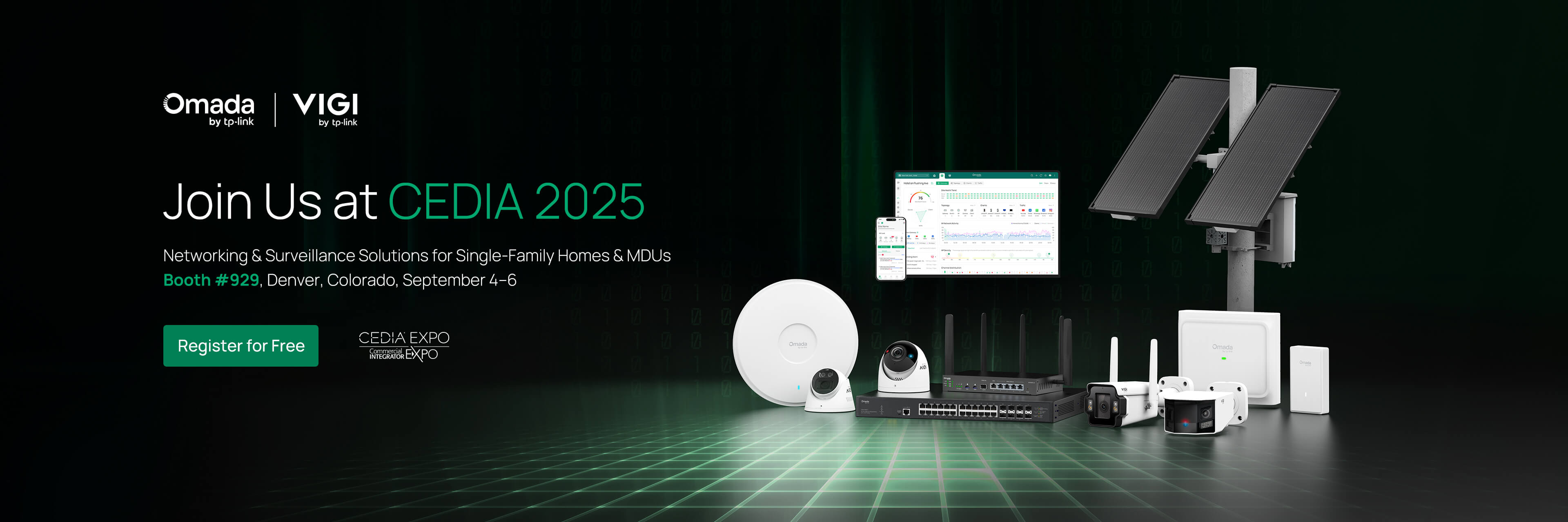 omada networking and vigi surveillance at cedia 2025