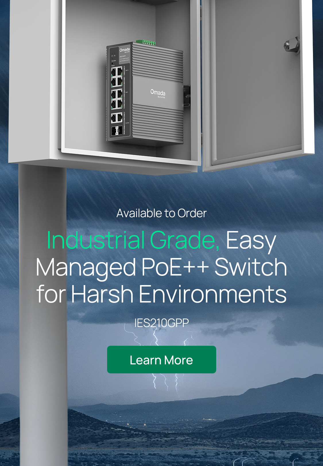 Omada Industrial Easy-Managed PoE++ Switch for Industrial-Grade Reliability in Harsh Environments