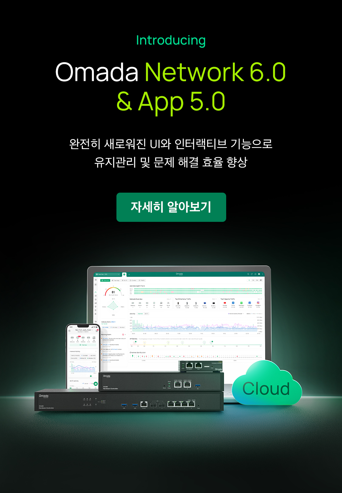 Omada Network 6.0 for faster troubleshoot and precision Q & M