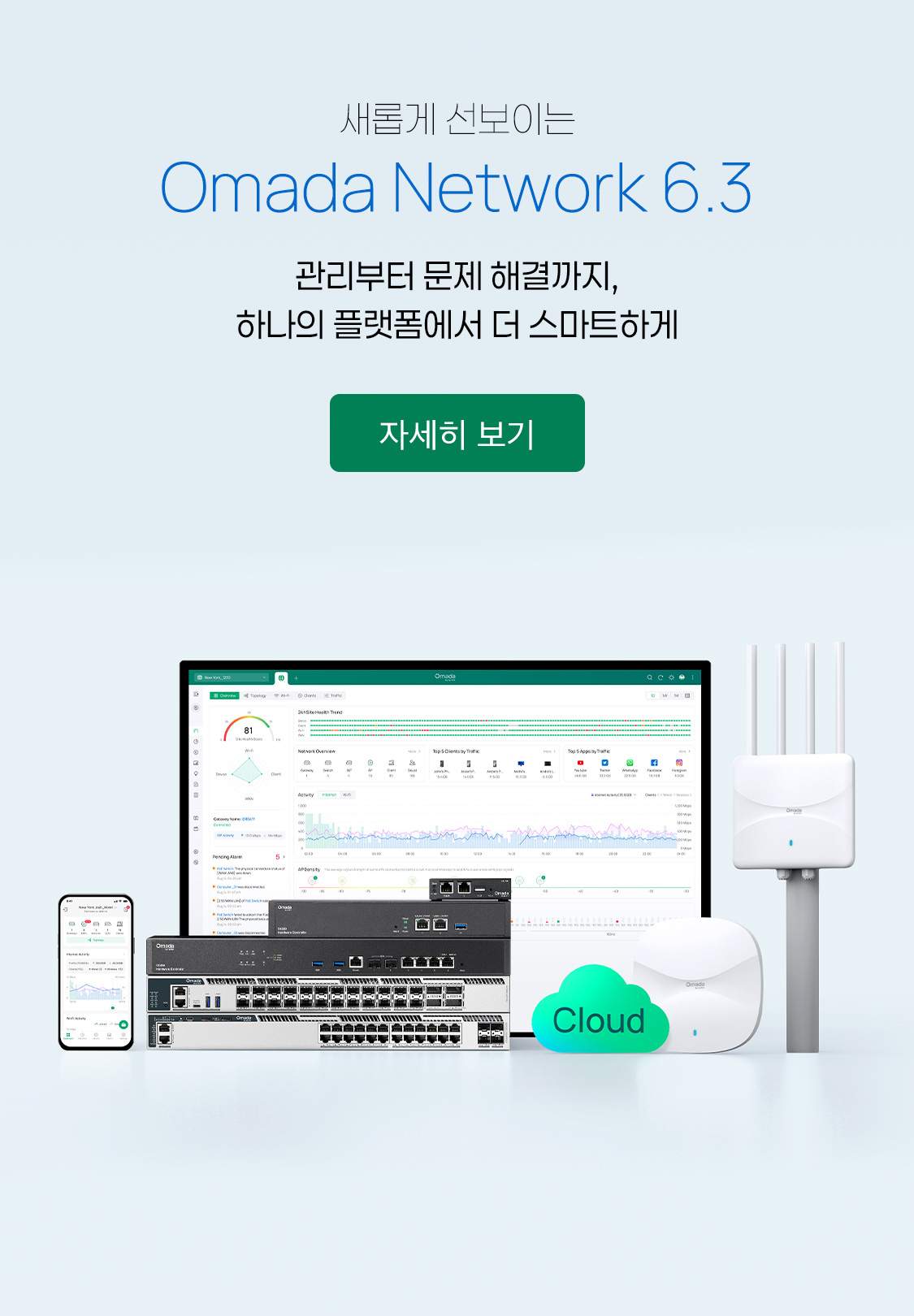 Omada Network 6.0 for faster troubleshoot and precision Q & M