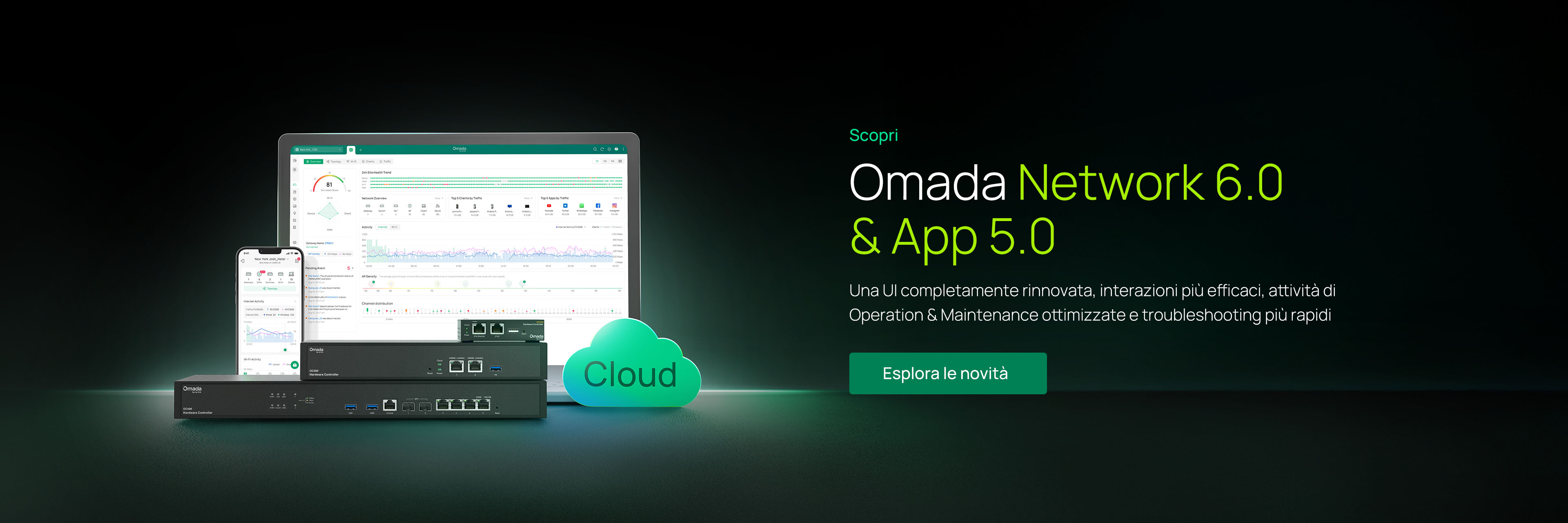 Omada Network 6.0 for faster troubleshoot and precision Q & M