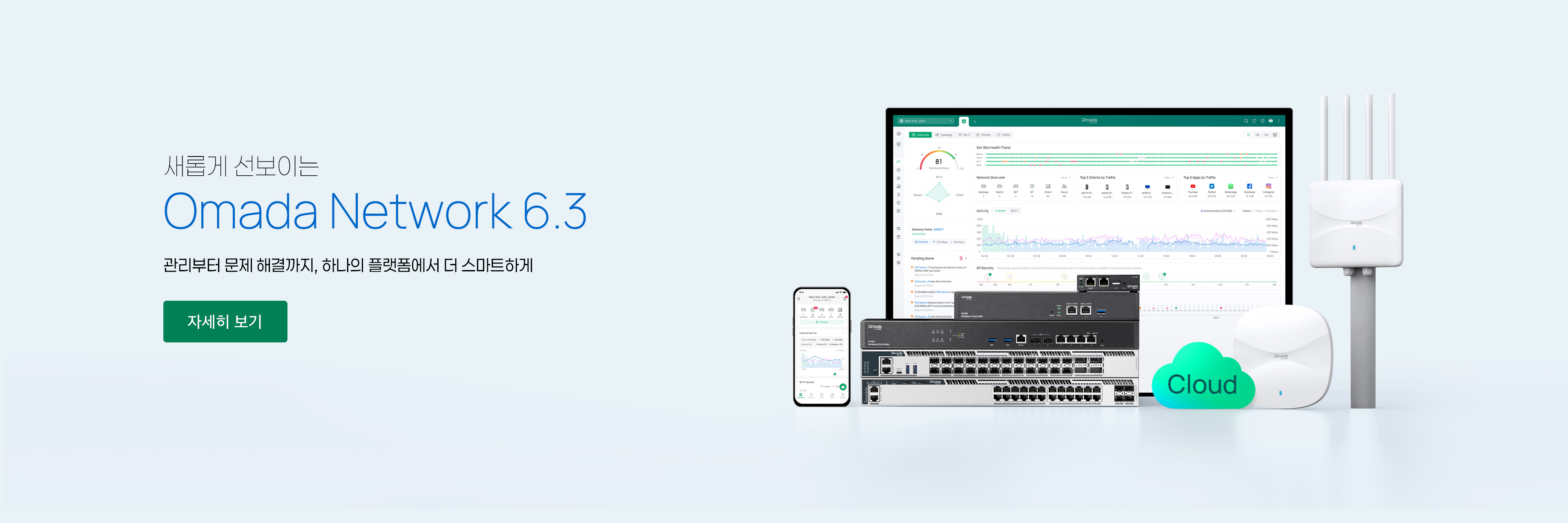 Omada Network 6.0 for faster troubleshoot and precision Q & M